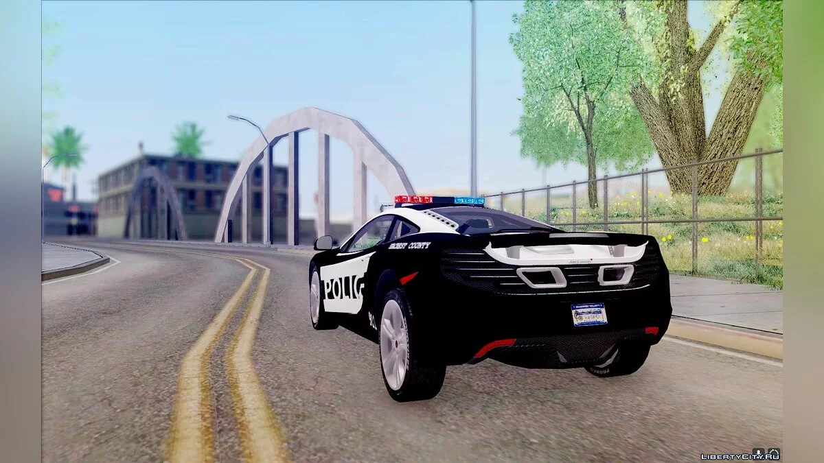 Carro de Polícia McLaren MP4-12C / GTA San Andreas