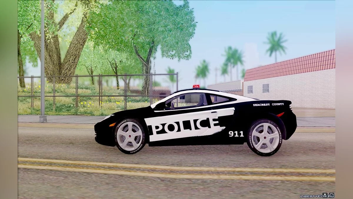 Carro de Polícia McLaren MP4-12C / GTA San Andreas