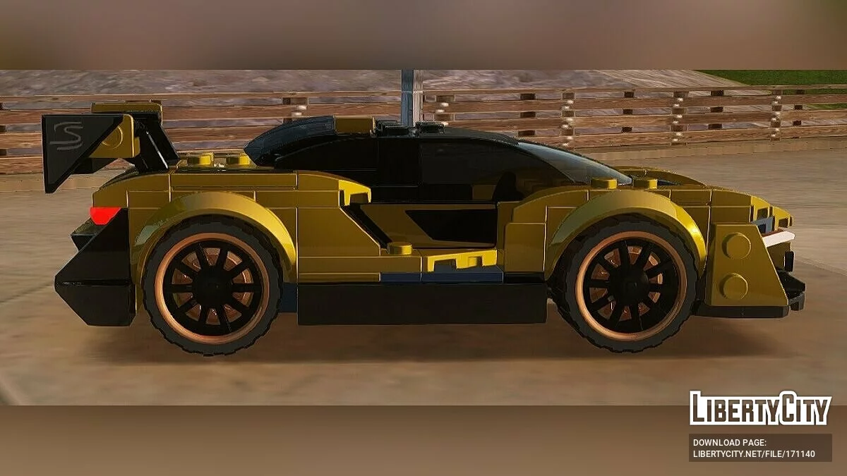 Mclaren Senna Lego / GTA San Andreas