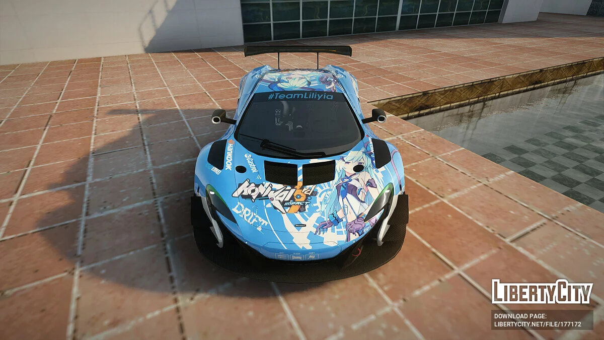 McLaren 650S GT3 2015 Itasha Liliya [texturas 2k y 4k] / GTA San Andreas