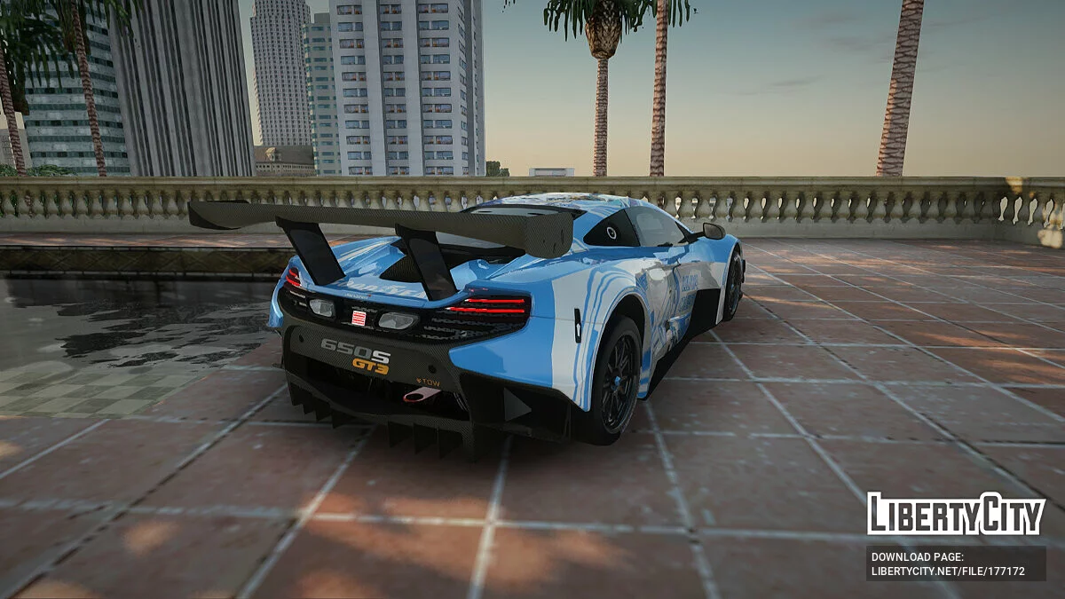McLaren 650S GT3 2015 Itasha Liliya [texturas 2k y 4k] / GTA San Andreas