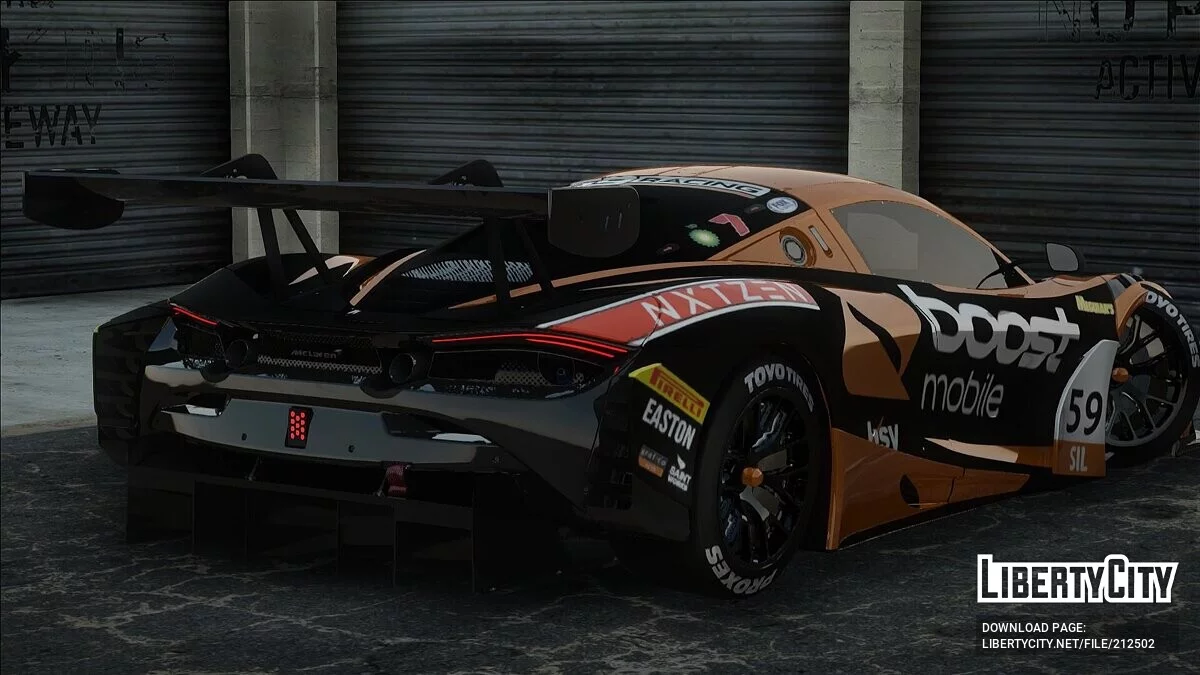 Mclaren 720 GT3 Ver / GTA San Andreas