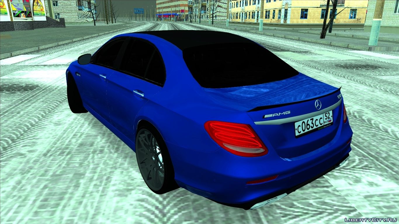 34 mb. GTA San Andreas Mercedes e63.