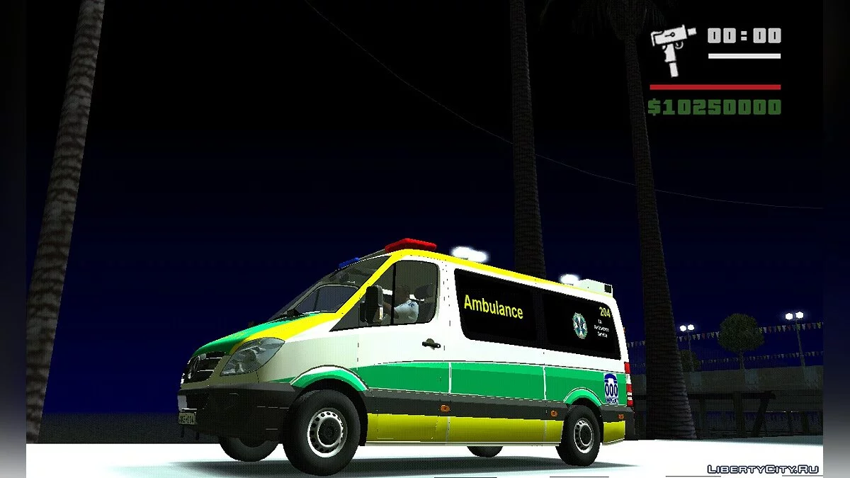 Mercedes Benz Sprinter SA Ambulance Service by Thegtadutcher / GTA San Andreas