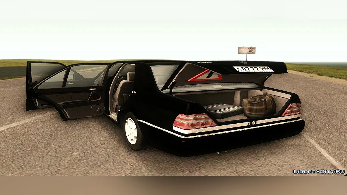 Mersedes-Benz W140 S600 (Sasha White de \"Brigada\") / GTA San Andreas