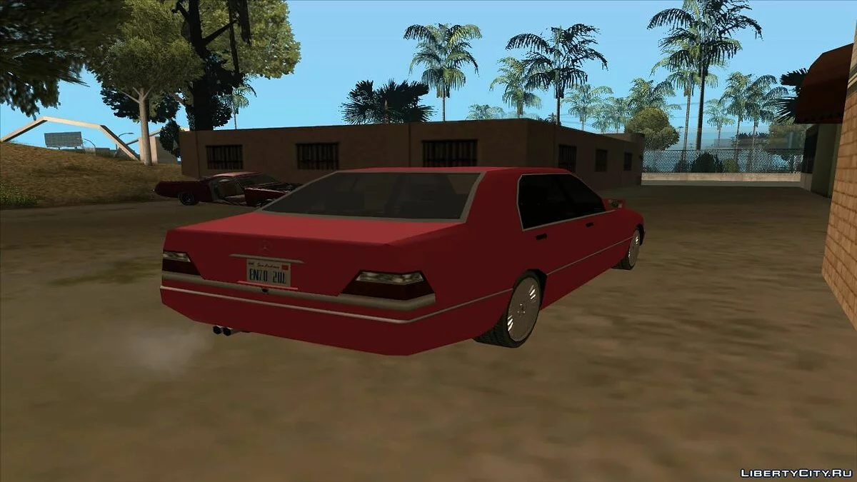 Mercedes-Benz W140 Bajo Polígonos / GTA San Andreas