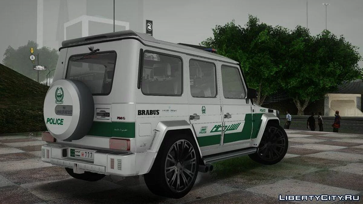 Mercedes-Benz G700 Brabus Widestar Dubai Police / GTA San Andreas