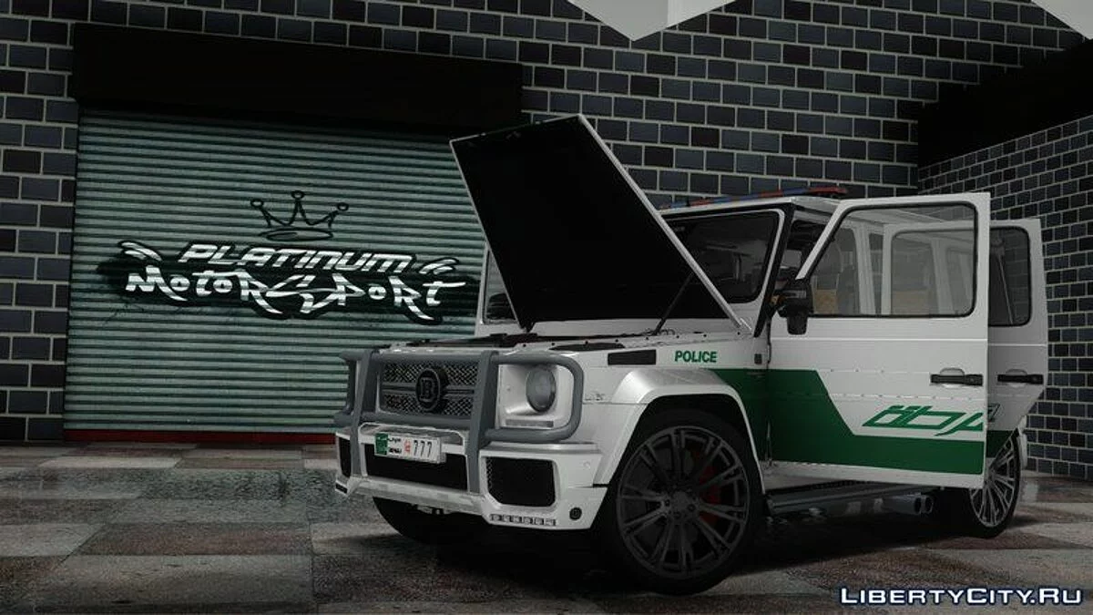 Mercedes-Benz G700 Brabus Widestar Dubai Police / GTA San Andreas