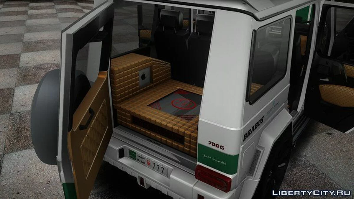 Mercedes-Benz G700 Brabus Widestar Dubai Police / GTA San Andreas
