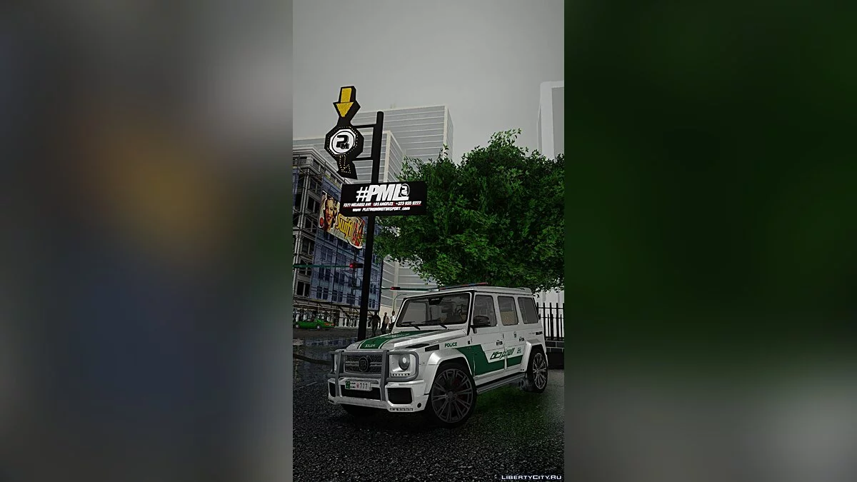 Mercedes-Benz G700 Brabus Widestar Dubai Police / GTA San Andreas