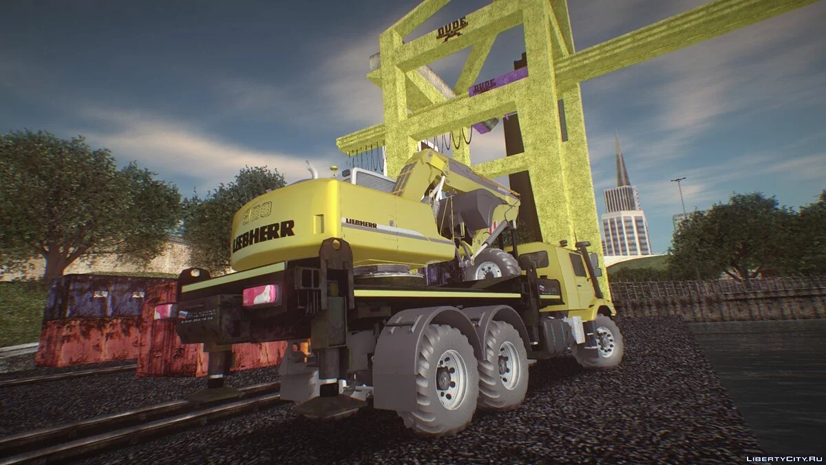 Mercedes-Benz Zetros Excavator / GTA San Andreas