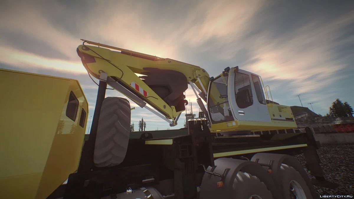 Mercedes-Benz Zetros Excavator / GTA San Andreas