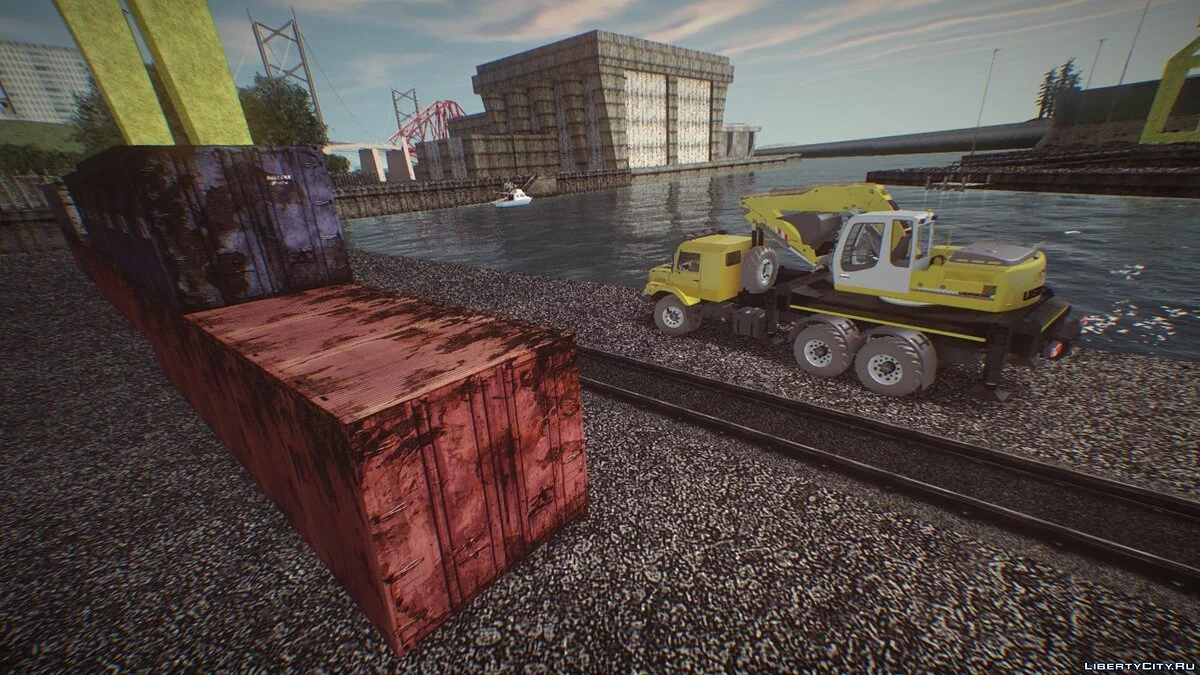 Mercedes-Benz Zetros Excavator / GTA San Andreas