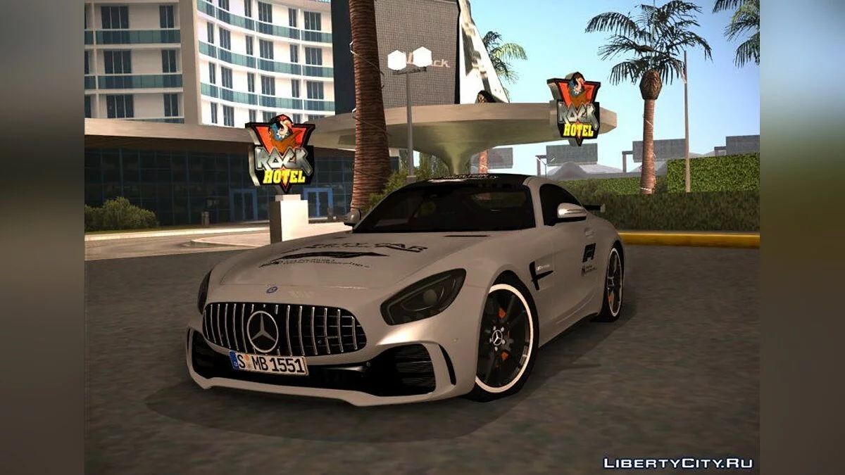 2017 Mercedes AMG GT R - Mobil Pengaman + Suara / GTA San Andreas