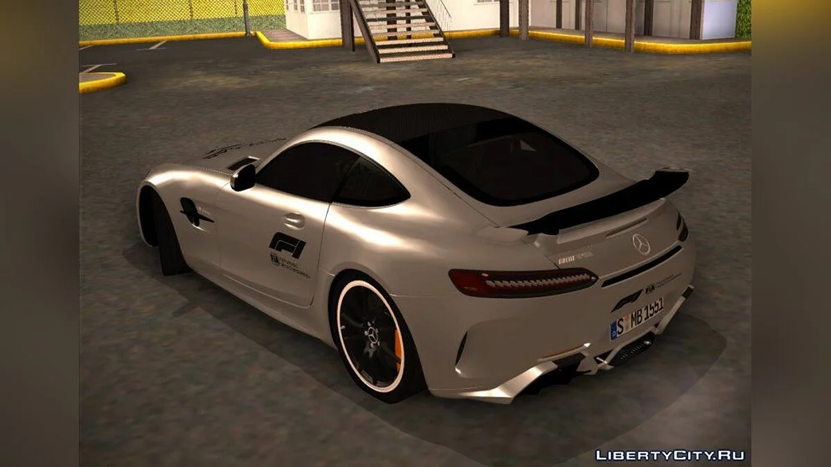 2017 Mercedes AMG GT R - Mobil Pengaman + Suara / GTA San Andreas