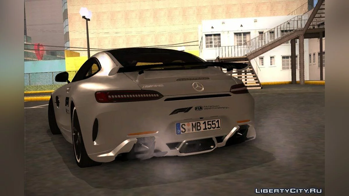 2017 Mercedes AMG GT R - Mobil Pengaman + Suara / GTA San Andreas