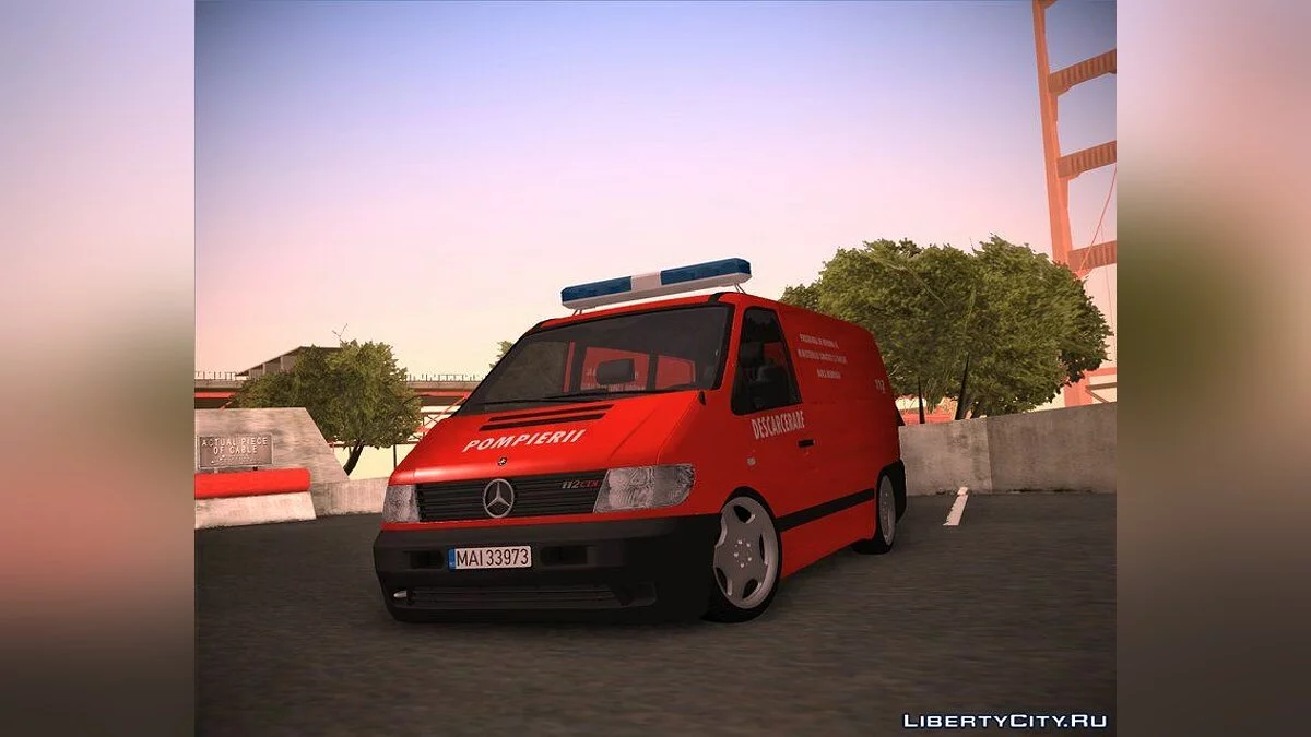 2000 Mercedes Benz Vito - Rescue / GTA San Andreas