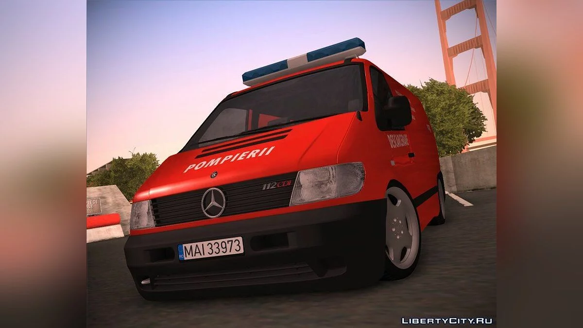 2000 Mercedes Benz Vito - Rescue / GTA San Andreas