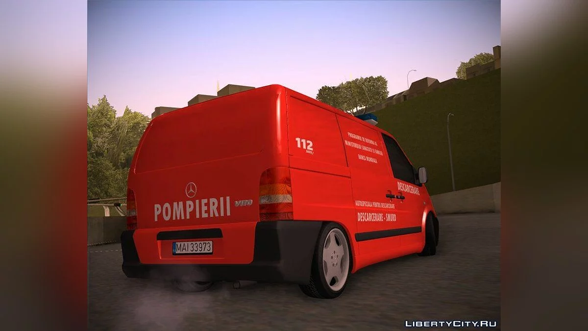 2000 Mercedes Benz Vito - Rescue / GTA San Andreas