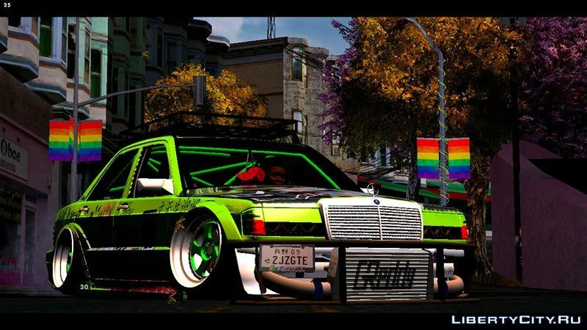 Mercedez Bens 190E Evolution TurboStance / GTA San Andreas