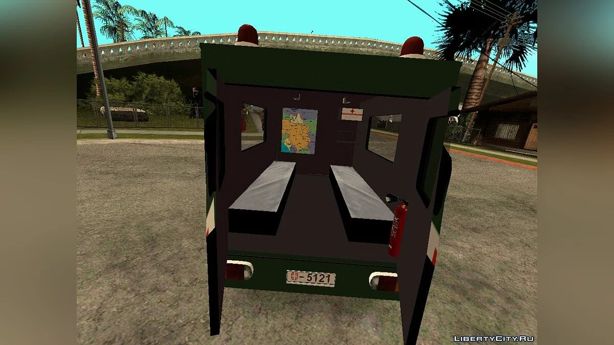 Mercedes Benz Wolf Military Ambulance Vehicle / GTA San Andreas