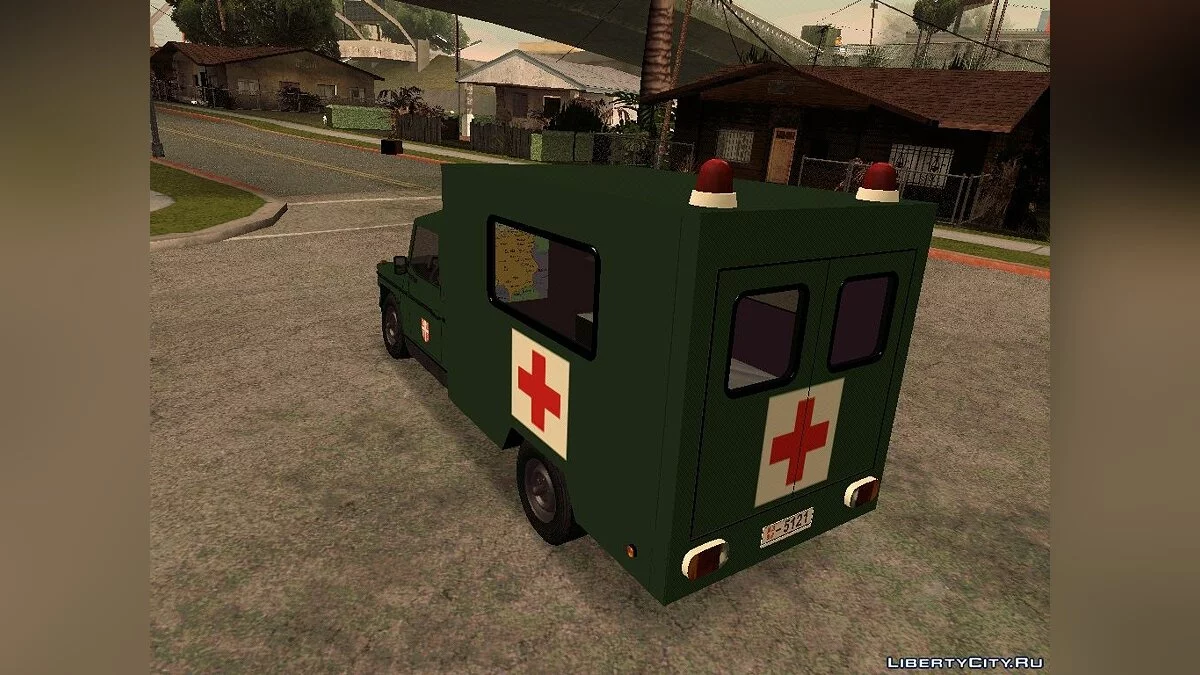 Mercedes Benz Wolf Military Ambulance Vehicle / GTA San Andreas