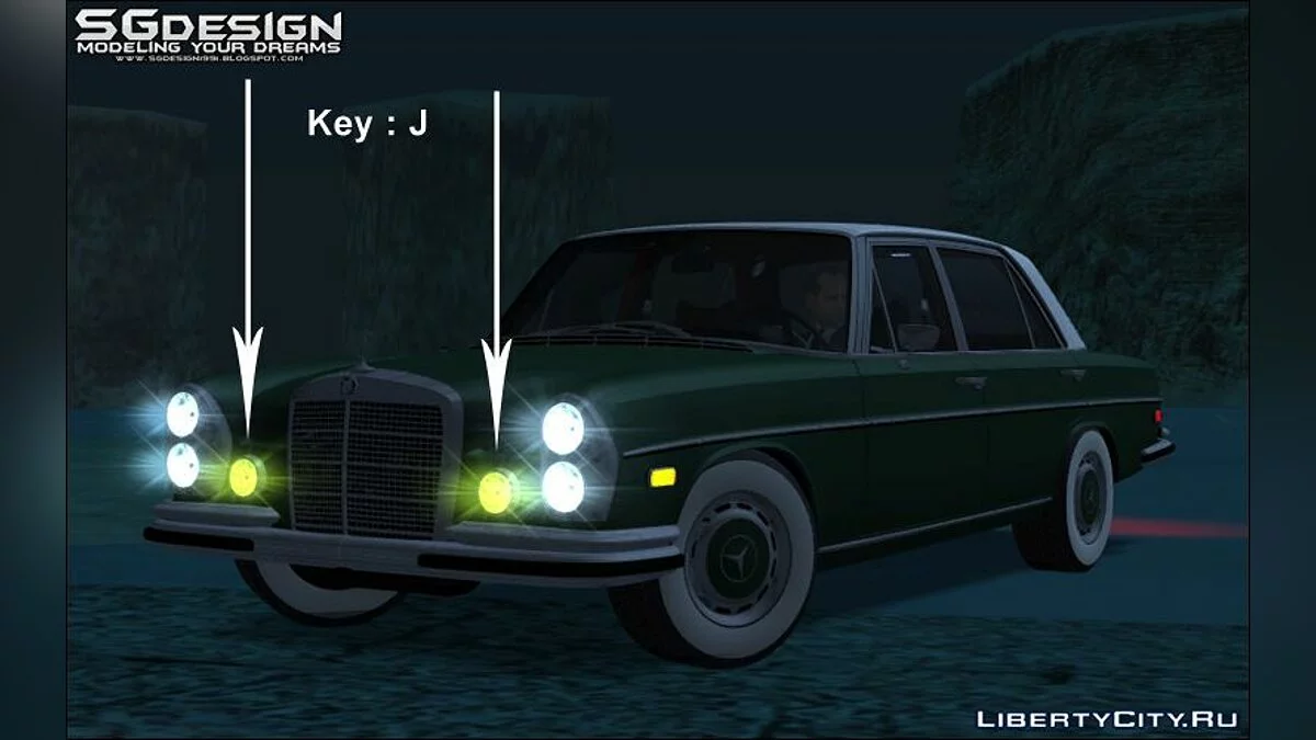 1972 Mercedes-Benz 300SEL - Сток / GTA San Andreas