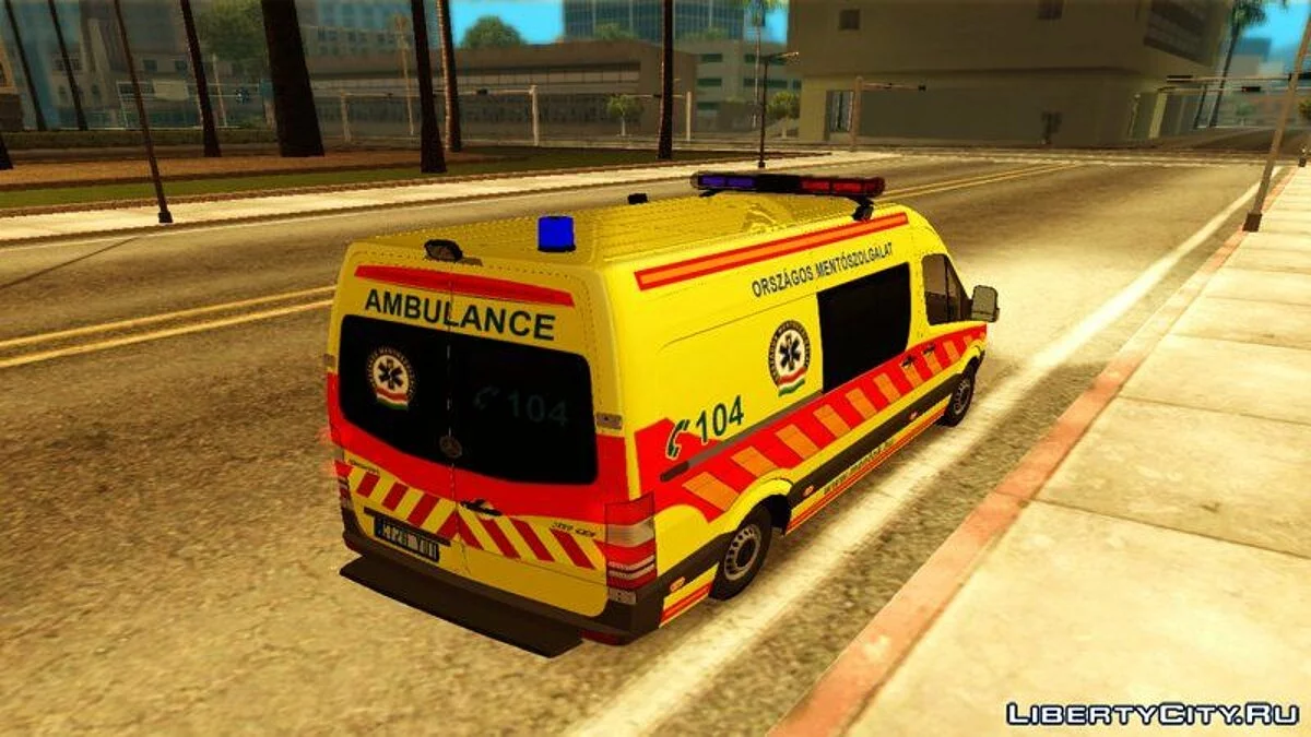 Mercedes Sprinter Magyar Mentőautó / GTA San Andreas