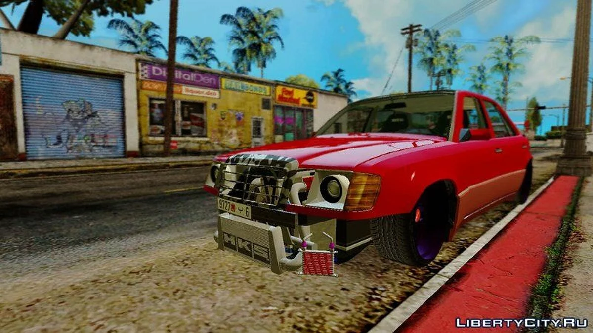 Mercedes-Benz W124 Кастомний Турбо / GTA San Andreas