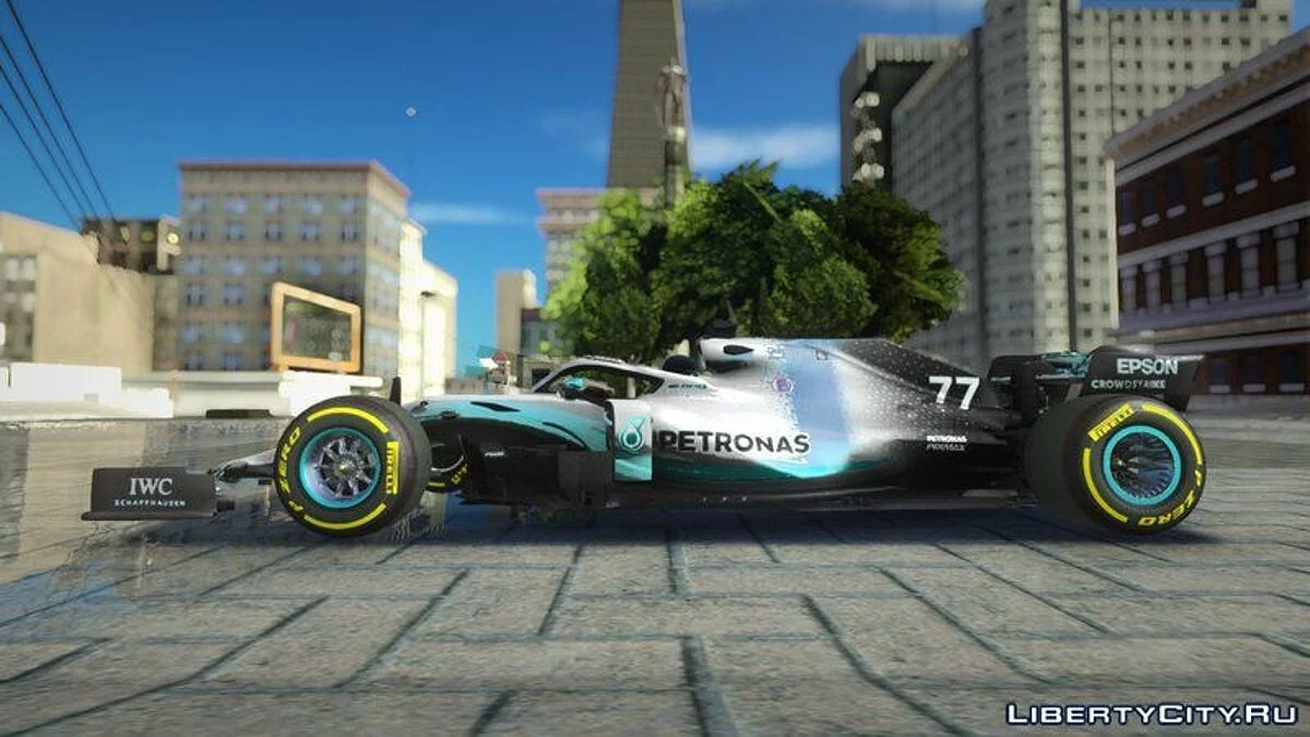 F1 2019 Mercedes Benz W10 #77 / GTA San Andreas