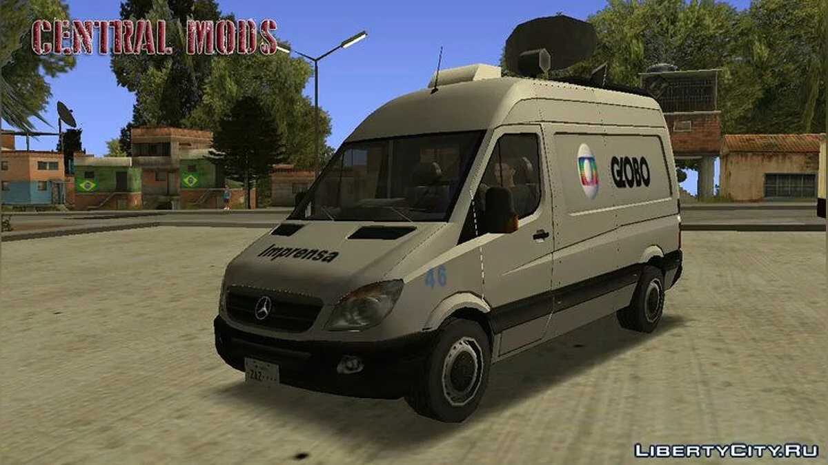 MB Sprinter 2013 - News Van / GTA San Andreas