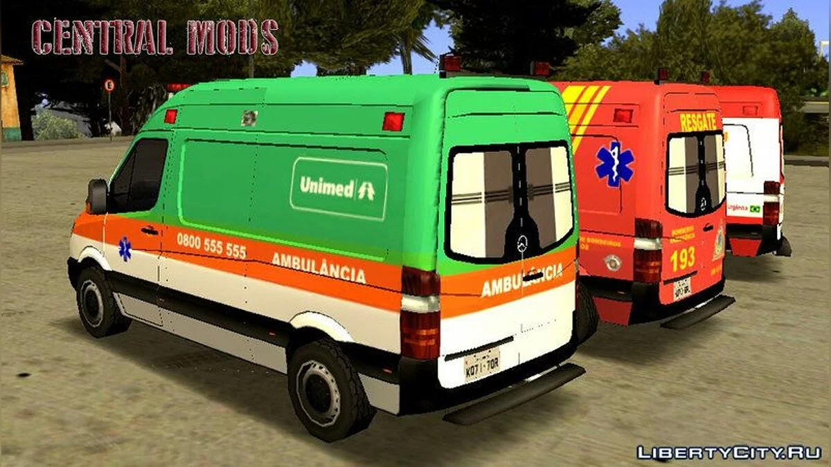 MB Sprinter 2013 - Krankenwagen v2 / GTA San Andreas
