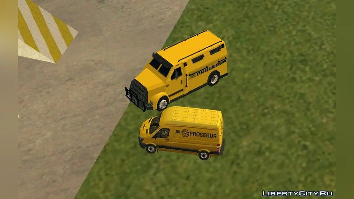 Mercedes Benz Sprinter та Фургон Prosegur / GTA San Andreas
