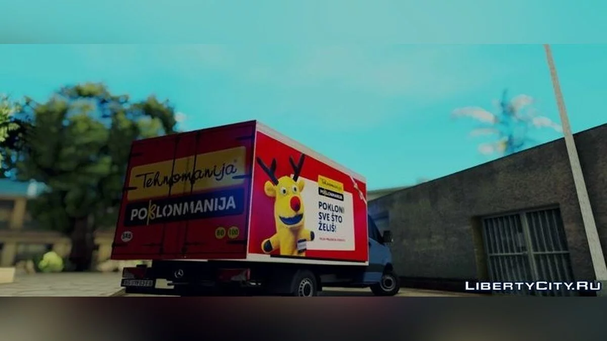 Transporteur Mercedes Benz Box 2019 / GTA San Andreas
