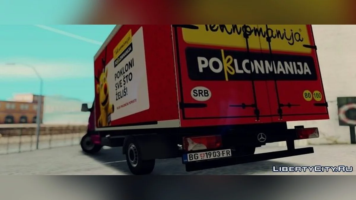 Transporteur Mercedes Benz Box 2019 / GTA San Andreas