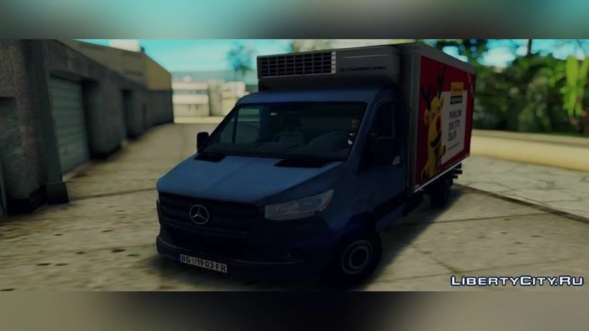 Transporteur Mercedes Benz Box 2019 / GTA San Andreas