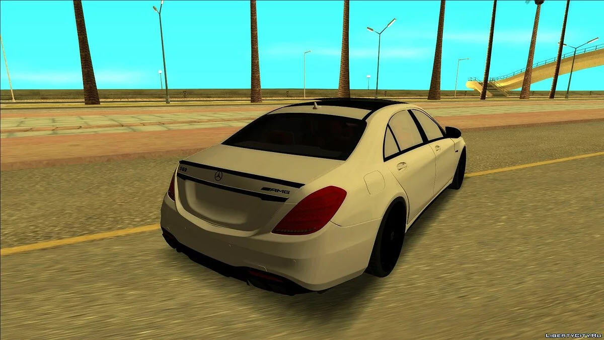 Mercedes S63 AMG W222 Todo Negro / GTA San Andreas