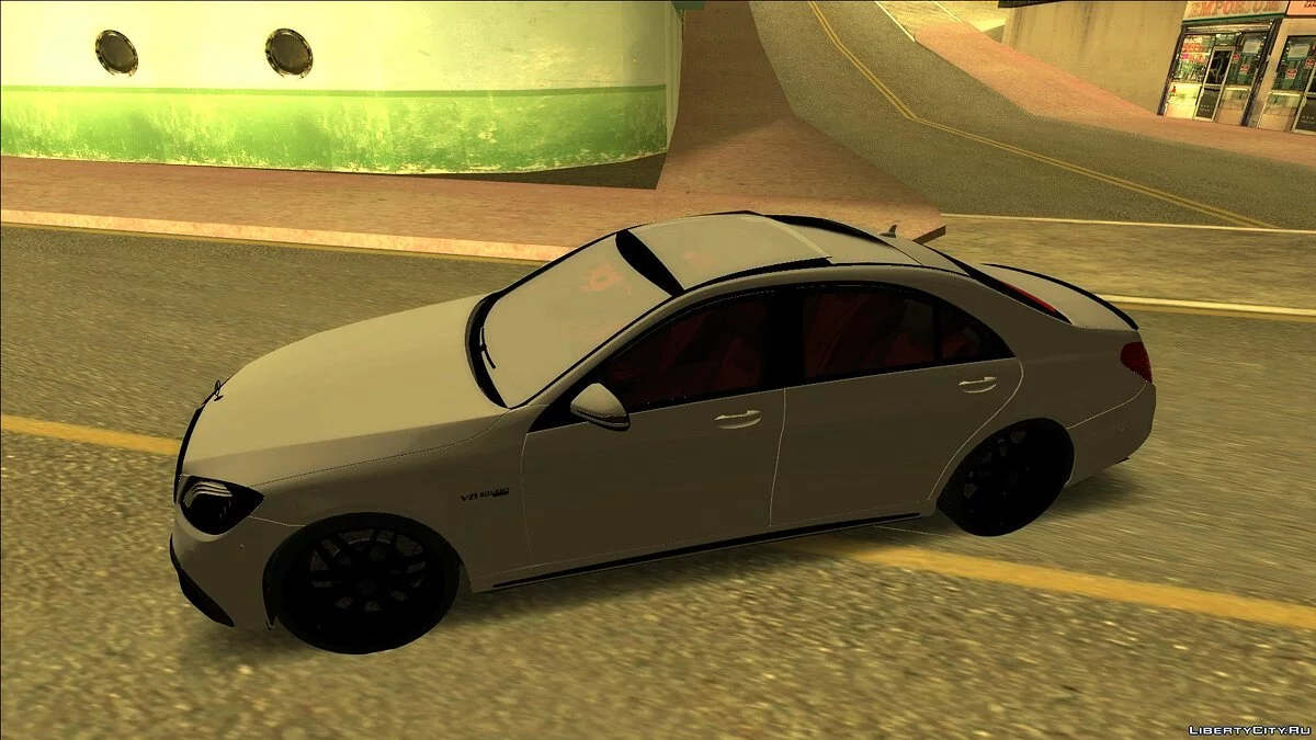 Mercedes S63 AMG W222 Todo Negro / GTA San Andreas