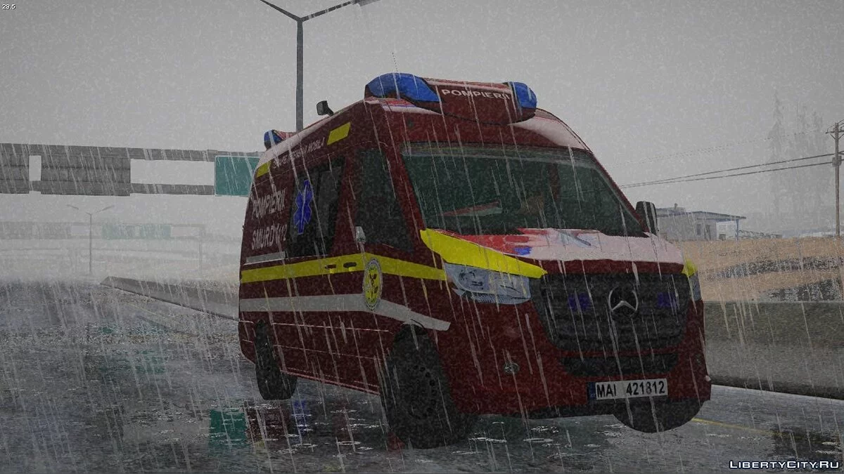 2020 Mercedes-Benz Sprinter terapia intensiva / GTA San Andreas