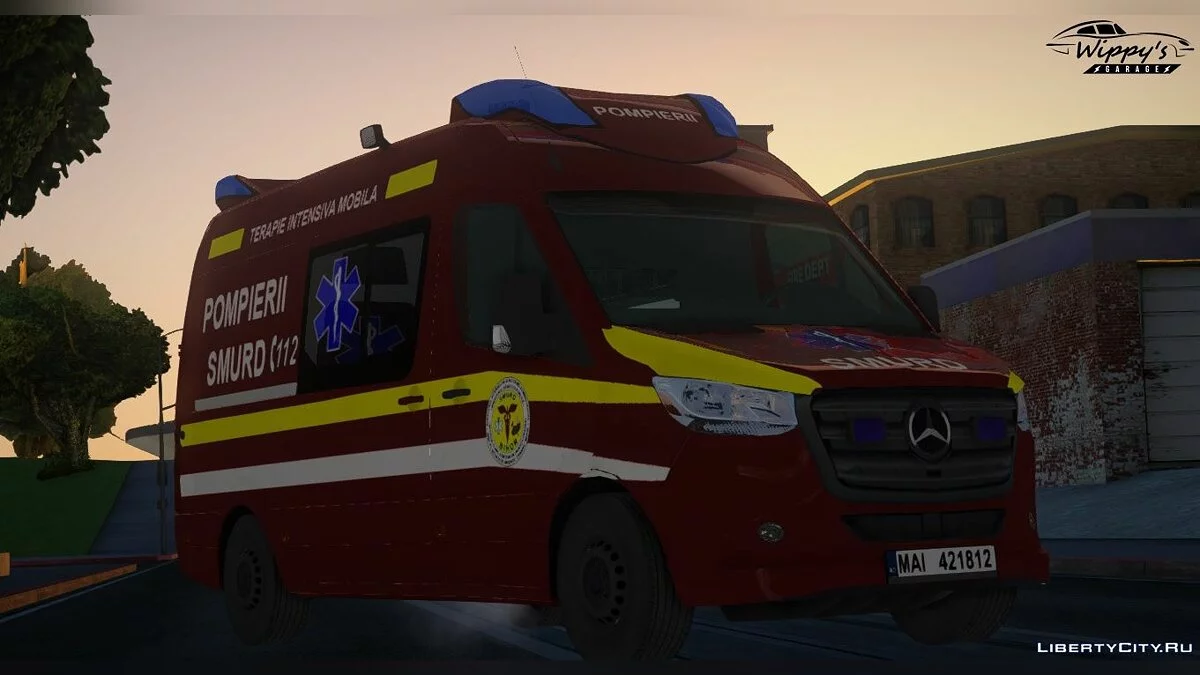 2020 Mercedes-Benz Sprinter terapia intensiva / GTA San Andreas