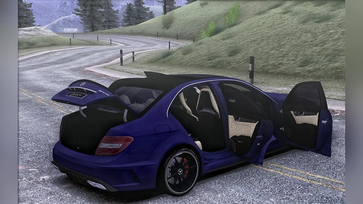 مرسيدس-بنز C63 AMG بلاك سيريز / جي تي إيه سان أندرياس