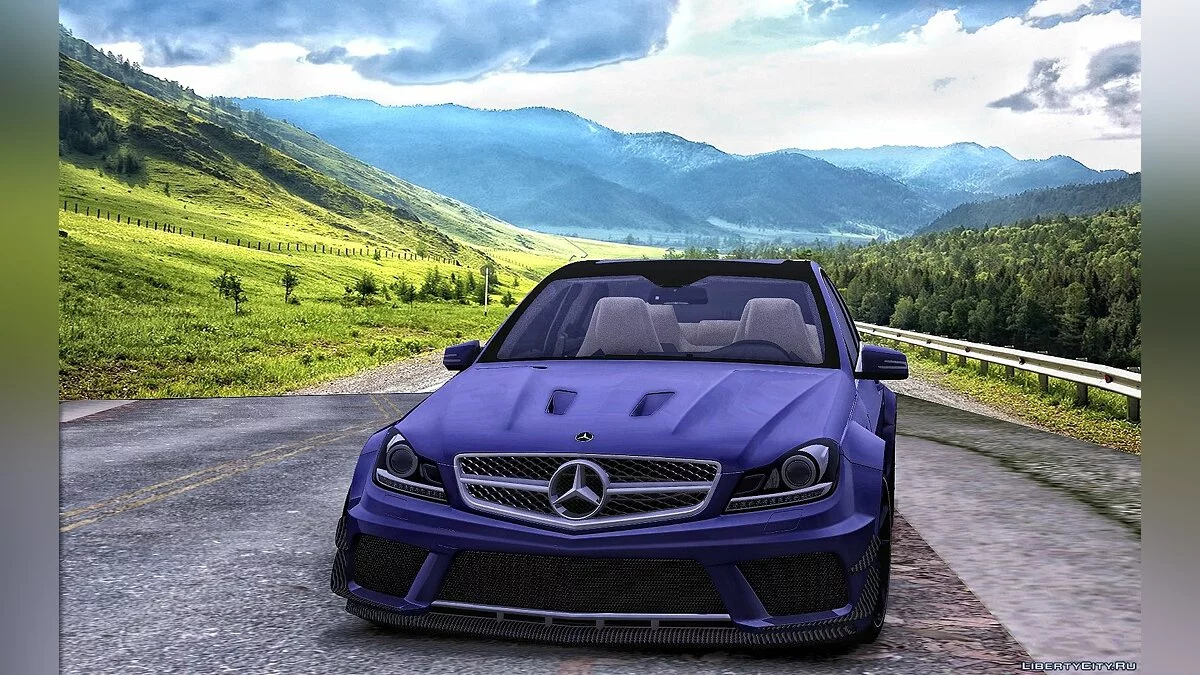 مرسيدس-بنز C63 AMG بلاك سيريز / جي تي إيه سان أندرياس