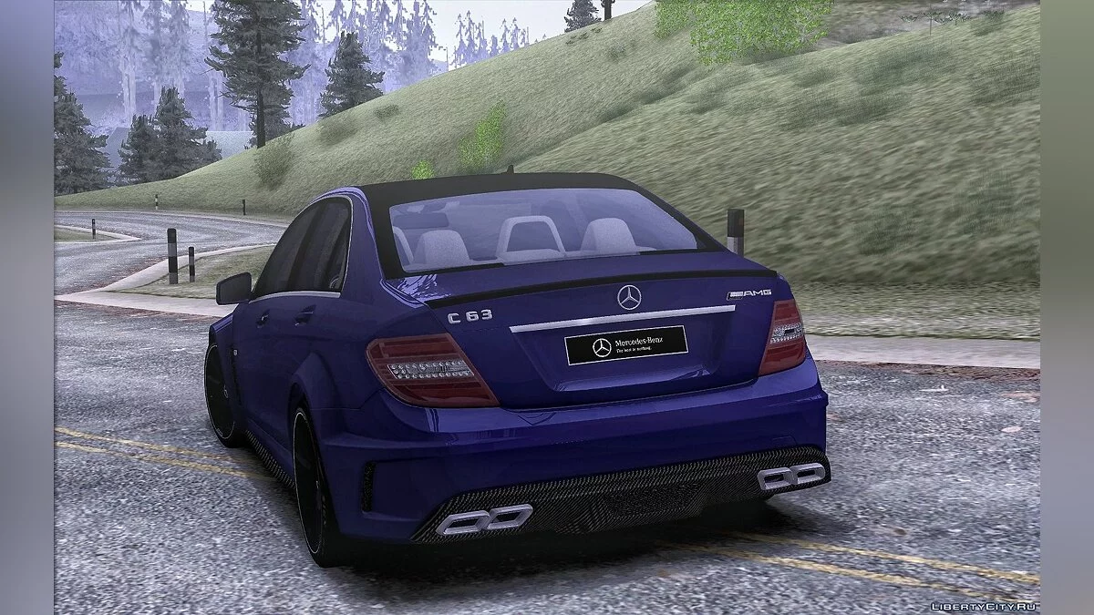 مرسيدس-بنز C63 AMG بلاك سيريز / جي تي إيه سان أندرياس