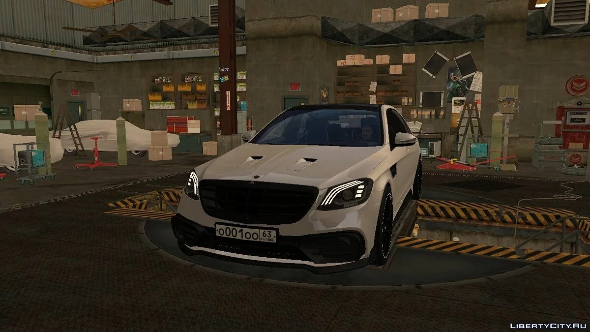 Mercedes-Benz S63 AMG 4matic+ with modifications / GTA San Andreas