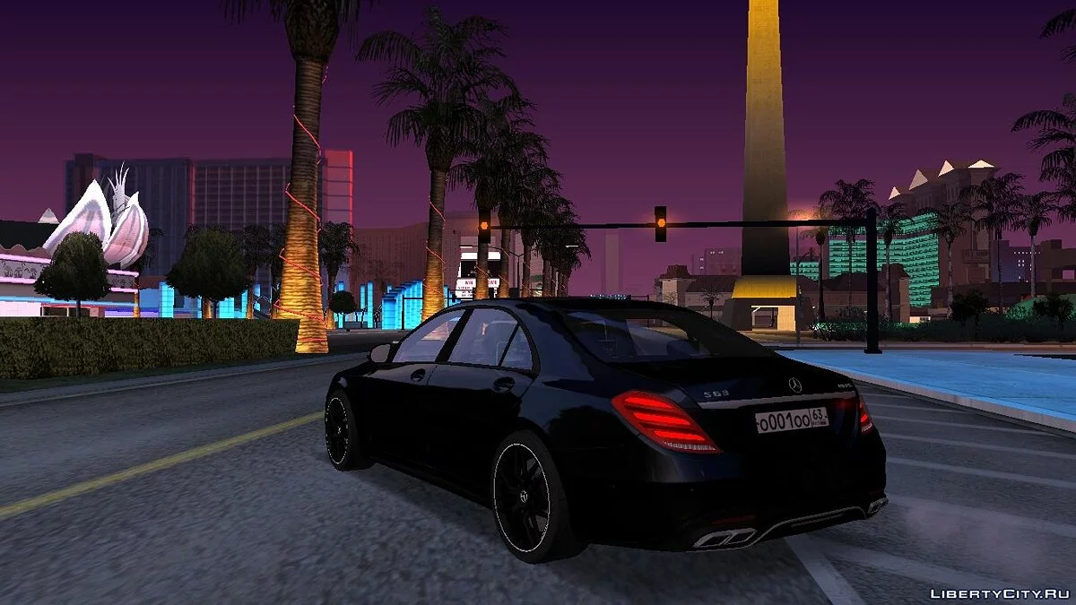 Mercedes-Benz S63 AMG 4matic+ with modifications / GTA San Andreas