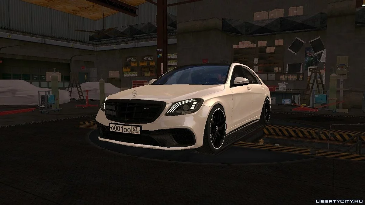 Mercedes-Benz S63 AMG 4matic+ with modifications / GTA San Andreas