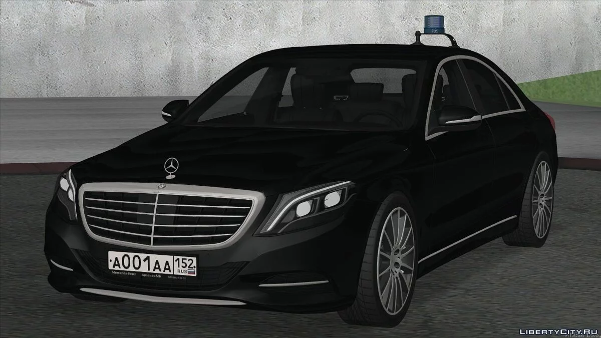 مرسيدس-بنز S500 W222 محافظ منطقة نيجني نوفغورود / جي تي إيه سان أندرياس
