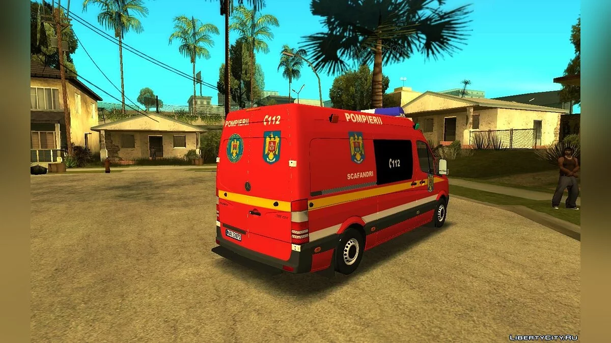 Mercedes Sprinter Emergency Divers / GTA San Andreas