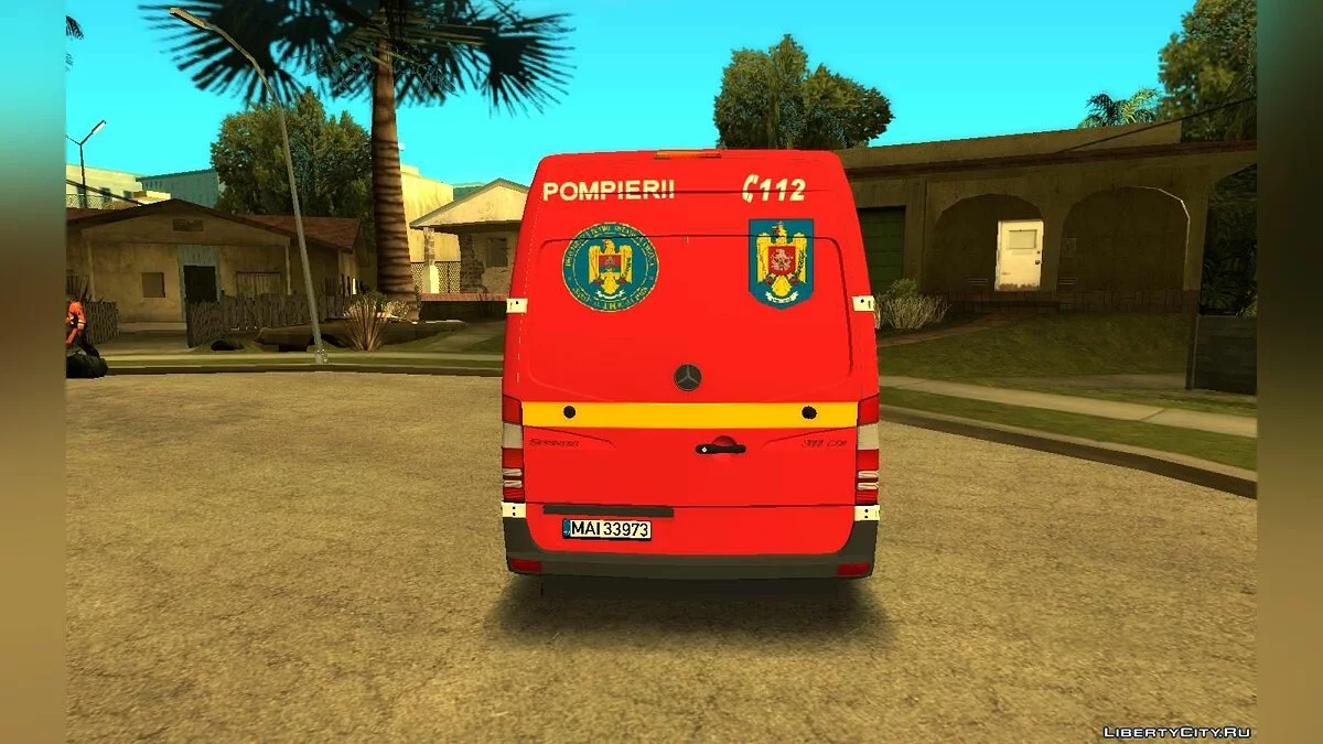 Mercedes Sprinter Emergency Divers / GTA San Andreas