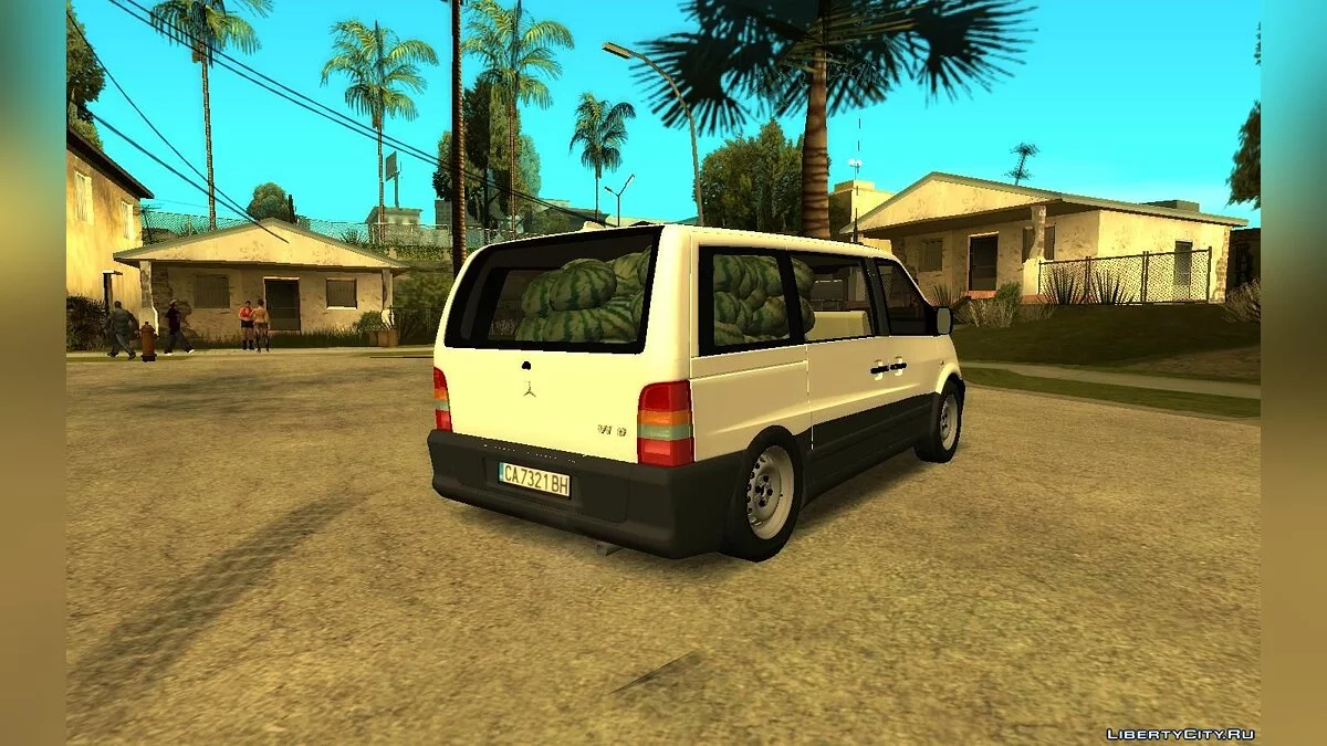 Mercedes Vito cu lebenitza pa Bulgaria / GTA San Andreas